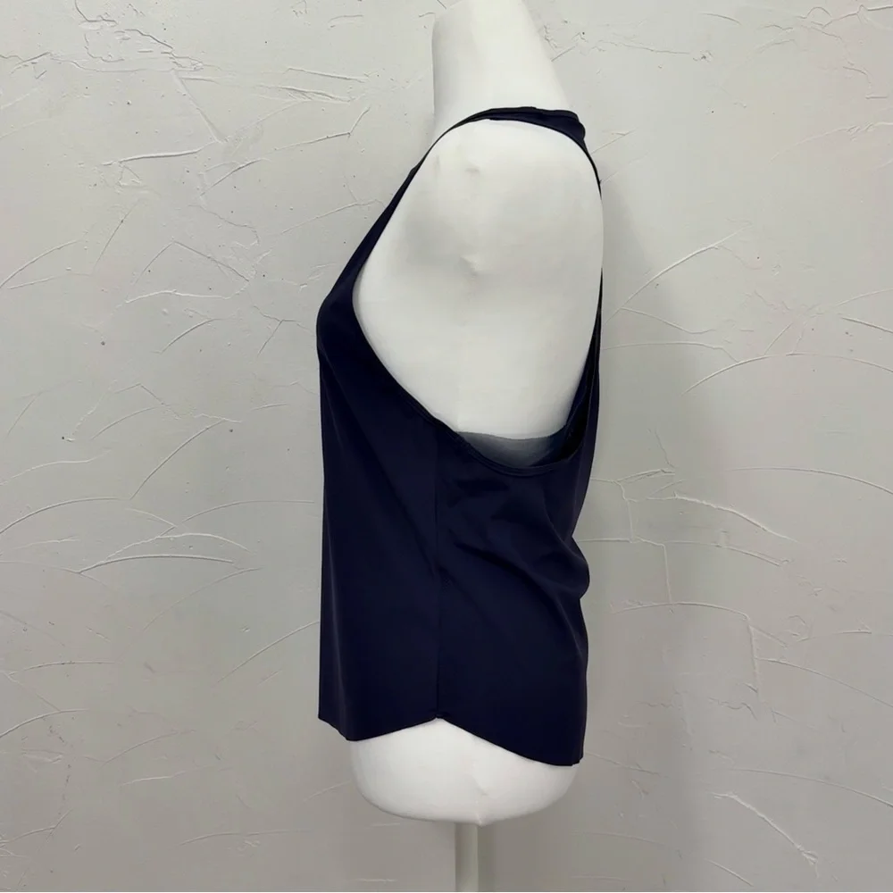 ZYIA Navy Double Racer Tank - Picture 4 of 12